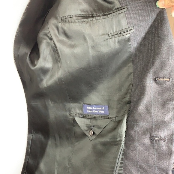 Vintage Burberry suit coat jacket 41R - Picture 9 of 12